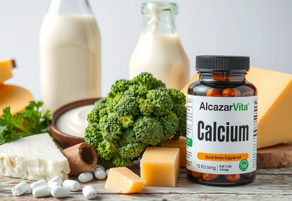 Alimentos ricos en Calcio y suplemento de Alcazarvitacz